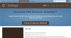 Desktop Screenshot of gateway-ems.com